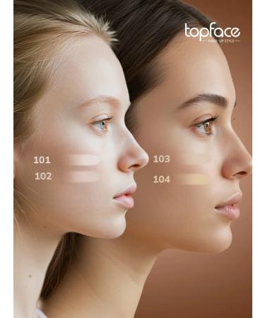 TopFace Facial powder crumbly tone 104 - Buy Online on GoSupps.com