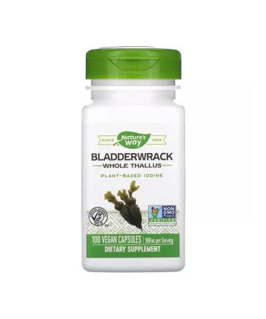 Nature's Way Organic iodine from kelp 580 mg 100 capsules