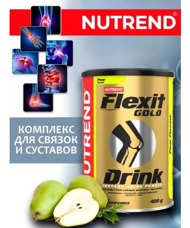 NUTREND Flexit Gold Drink chondroprotector for joints 400g pear