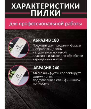 Panda Glamour Set of nails for nails 180 240 grit 10 pieces - Buy Online on GoSupps.com