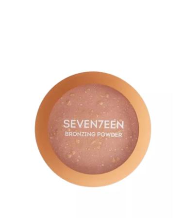 Seven7een Compact powder with a bronzing effect. 01 light tan