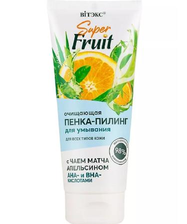 Vitex Super fruit foam-peeling for washing with tea