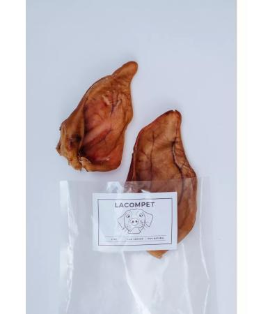 LACOMPET Dog treating ears pork whole 2 pcs - Buy Online on GoSupps.com