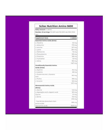 Scitec Nutrition Amino 5600 200 tablets - Buy Online on GoSupps.com