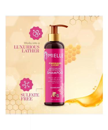 Mielle Moisturizing shampoo for weakened hair 355 ml - Buy Online on GoSupps.com