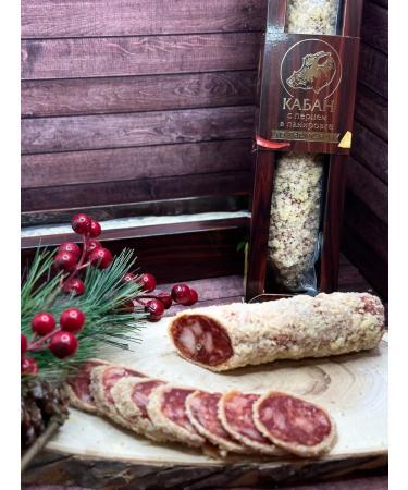 Delicacy Game Sausage Kaban with pepper in panzing from Parmesan - Buy Online on GoSupps.com