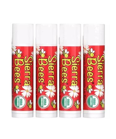 Sierra Bees Organic lip balms 4 pcs - Buy Online on GoSupps.com
