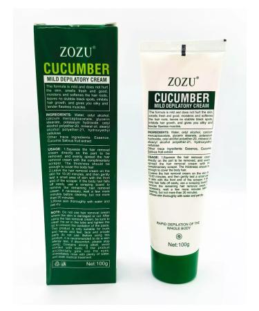 Zozu Cream for depilation for sensitive skin cucumber - Buy Online on GoSupps.com