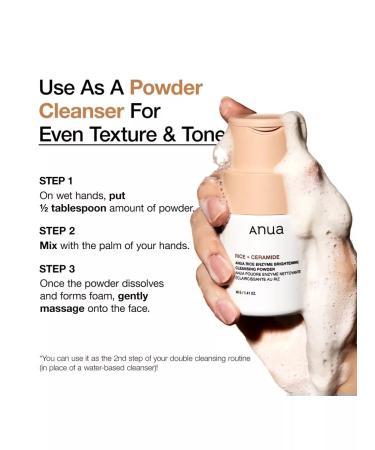 Anua Rice Enzyme Cleansing Powder 40G Enzyme Powder - Buy Online on GoSupps.com
