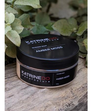 KatrineDo Amber moss shaving soap 170 g artisan base - Buy Online on GoSupps.com
