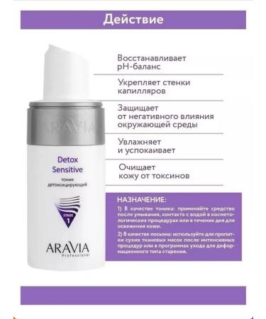 ARAVIA Detoxyce tonic 150 ml - Buy Online on GoSupps.com