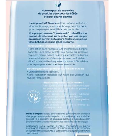 Biolane Cleaning micellar water without washing for children 350 ml - Buy Online on GoSupps.com