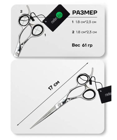 Melon Pro Hairdressers professional scissors 6.0 for haircuts - Buy Online on GoSupps.com