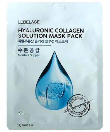 Lebelage Hyaluronic collagen fabric 6 pcs 25 g - Buy Online on GoSupps.com