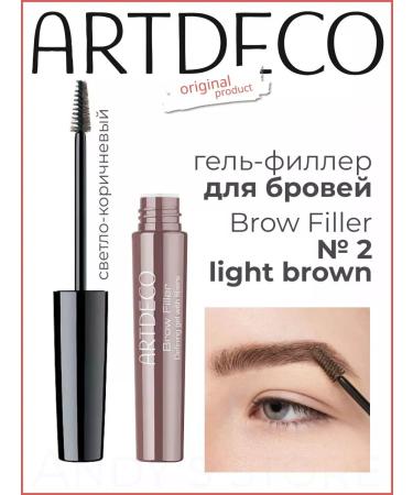 Artdeco Eyebrow-filler gel-filler with brush No. 2 Light Brown 7 ml