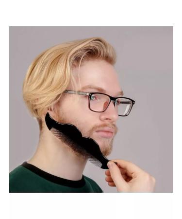 Queen fair Comb-grinder for mustaches and beards 18x6.5 cm black - Buy Online on GoSupps.com