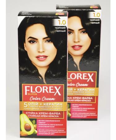 Florex Persistent hair cream keratin (2pcs)