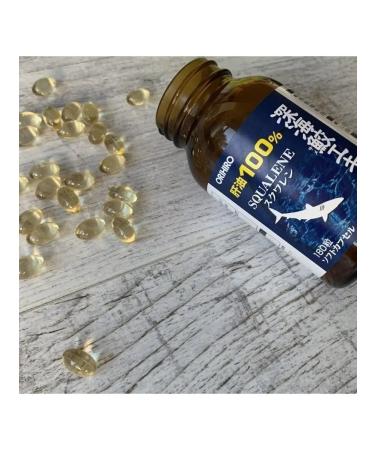 Orihiro Squalen 180 cap for immunity and youth - Buy Online on GoSupps.com