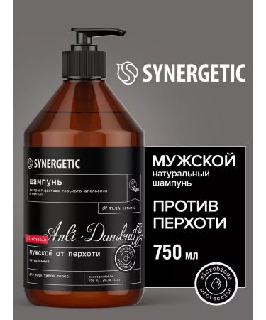 SYNERGETIC Natural shampoo from male dandruff 750ml - Buy Online on GoSupps.com