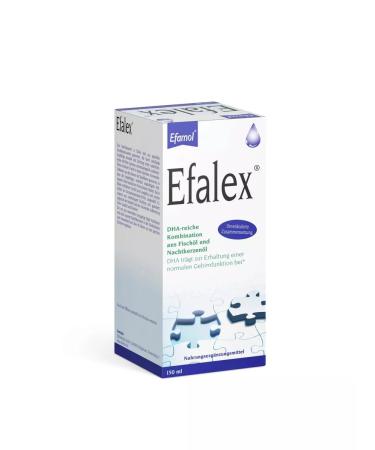 Efalex Omega 3 6 liquid for children and adults Eflex Efamol 150 ml - Buy Online on GoSupps.com