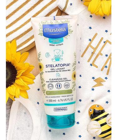 Mustela STELATOPIA gel for bathing for dry skin 200 ml - Buy Online on GoSupps.com