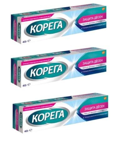 Corega Cream for fixing dentures 40 g 3pcs