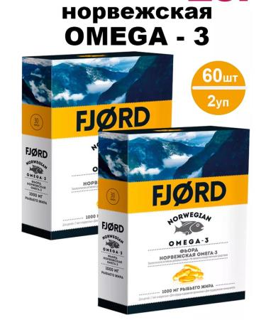 Fjord Norwegian omega-3 60 pcs. Capsules-2UP