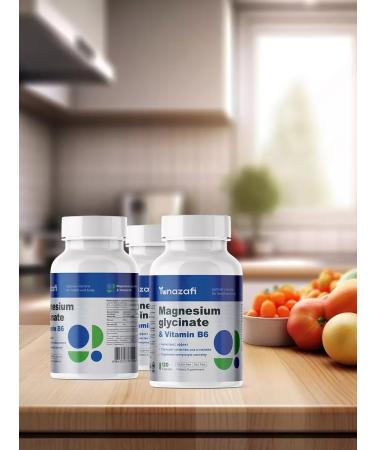 Yunazafi Magnesium B6 Helat glycinate 120 capsules - Buy Online on GoSupps.com