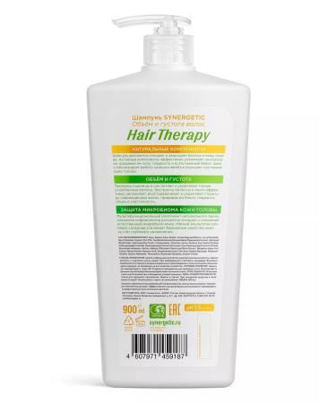 SYNERGETIC Shampoo volume and hair density Hair Therapy 900 ml - Buy Online on GoSupps.com