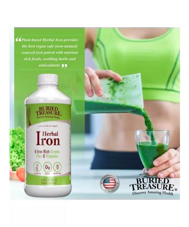 Buried Treasure Liquid additive of iron with vitamins and herbs - Buy Online on GoSupps.com
