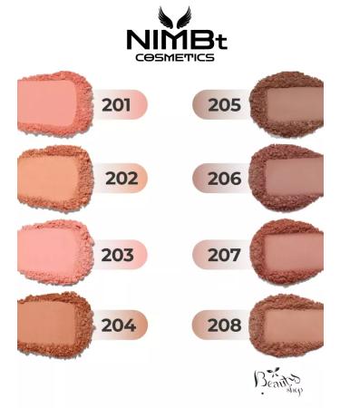 NIMBt Blush Powder Blus tone 207 jasmine rose - Buy Online on GoSupps.com