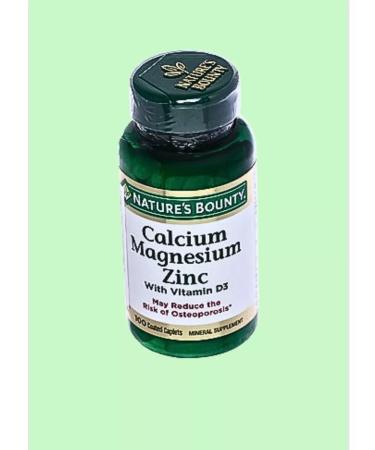 Nature's bounty Calcium vitamins magnesium zinc tablets 100 pcs - Buy Online on GoSupps.com