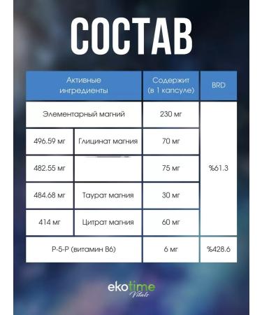 ecotime Magnesium B6 Malat Citrate Glycinate Taurat Complex - Buy Online on GoSupps.com