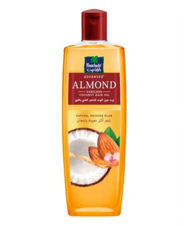 Parachute Coconut oil for hair with almonds 200ml - Buy Online on GoSupps.com
