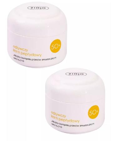 Ziaja Face cream against wrinkles 50+ 50 ml 2 pcs