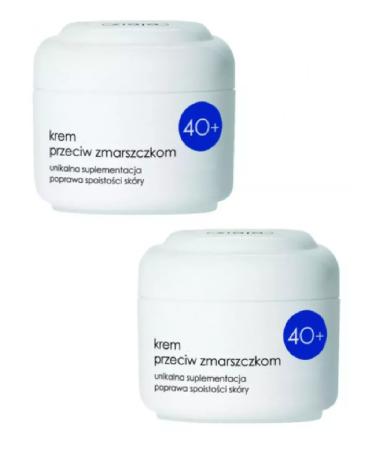 Ziaja Face cream against wrinkles 40+ 50 ml 2 pcs