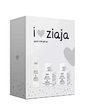 Ziaja Gift set "goat milk" 3 pcs - Buy Online on GoSupps.com