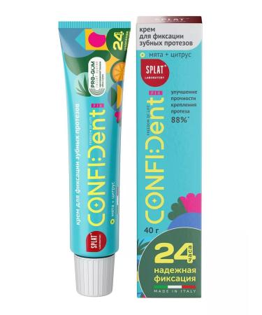 SPLAT Confident FIX Cream for Mint prostheses and citrus 40 g