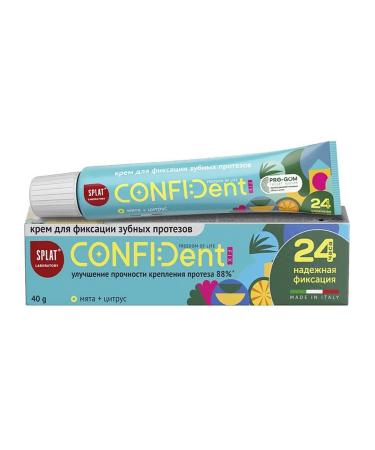 SPLAT Confident FIX Cream for Mint prostheses and citrus 40 g - Buy Online on GoSupps.com