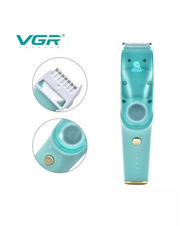 Children's trimmer with vacuum absorption of hair V-151 Green - Buy Online on GoSupps.com