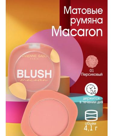 VIVIENNE SABO Face blush matte macaron tone 01