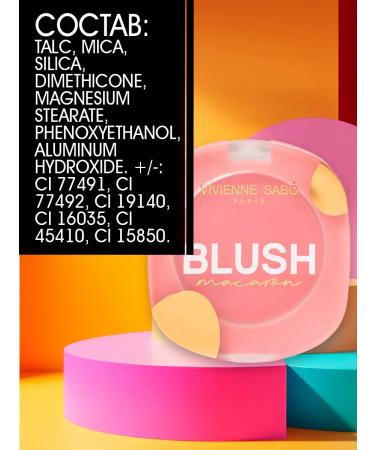 VIVIENNE SABO Face blush matte macaron tone 02 - Buy Online on GoSupps.com