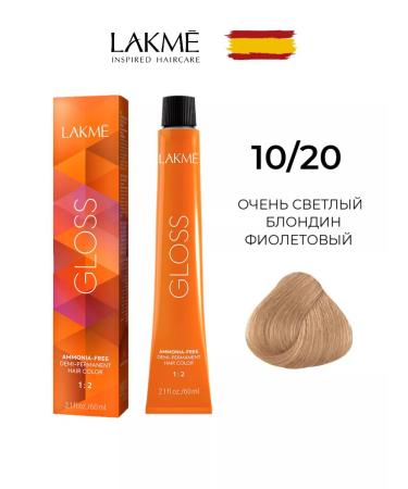 Lakme Dye Gloss Gloss 10 20 Very light blond