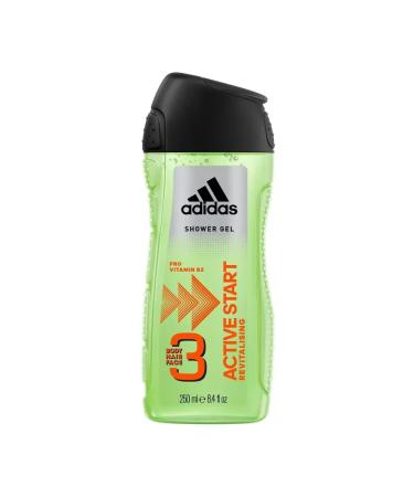 adidas Male shower 3 in 1 Active Start 250 ml - Buy Online on GoSupps.com