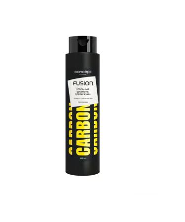 Concept Fusion Coal shampoo For Men Carbon for men 500 ml 2 pcs - Buy Online on GoSupps.com