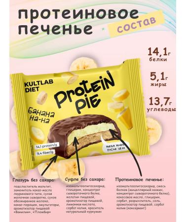 KultLab PP protein cookies with souffle assorted 8 pcs - Buy Online on GoSupps.com