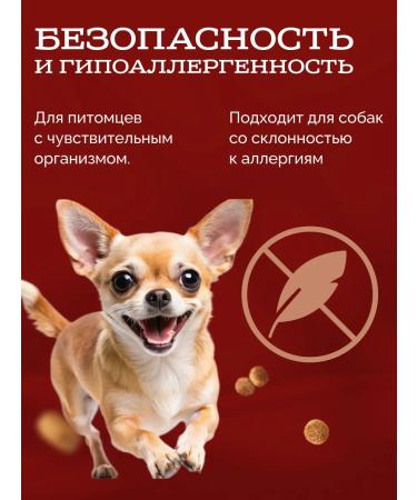 Lop with your paw Dry food for small breeds of dogs with veal 2 kg - Buy Online on GoSupps.com