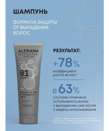 Alerana Male shampoo for hair from falling out 260 ml - Buy Online on GoSupps.com