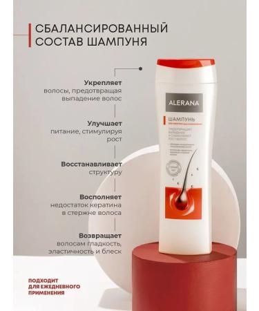 Alerana Shampoo for restoration of hair Salusfant 250 ml - Buy Online on GoSupps.com