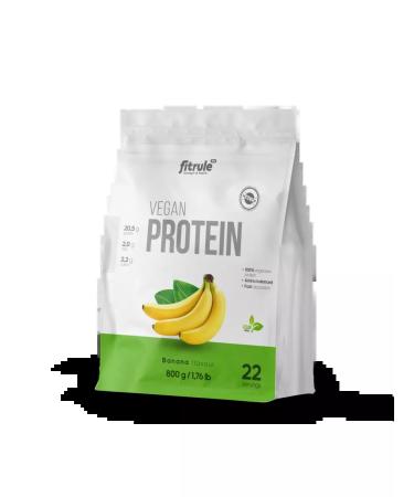 Fitrule Nutrition Protein vegan Fitrule Vegan Protein 800G banana - Buy Online on GoSupps.com